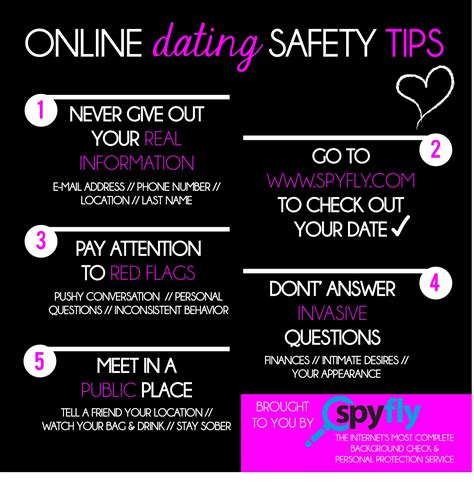 dating online safety tips